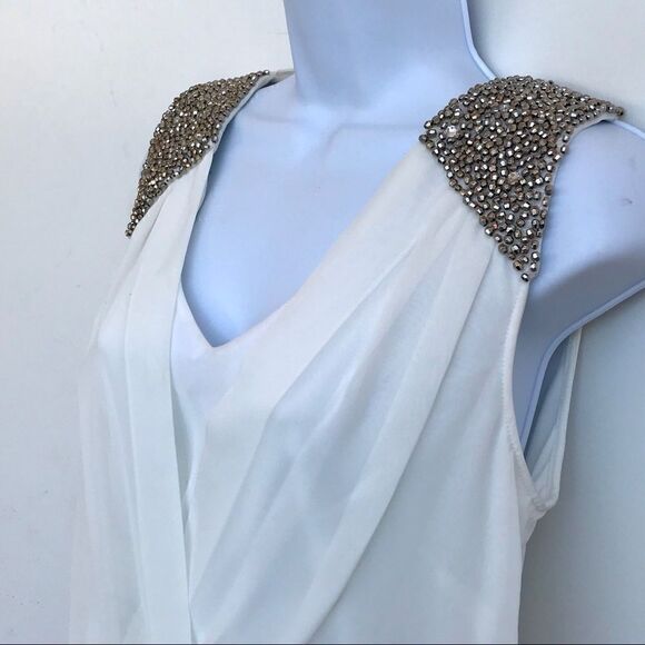 NWT Bisou Bisou Black White dress crystals sz 2 - Picture 3 of 6